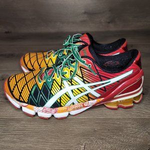 Asics Gel Kinsei 5 Flash Orange Red T3E4Y Mens Running Shoes Size 10.5 Fluidfit